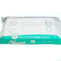 SLEEPY Perine Bölgesi&Vücut Temizleme Havlusu 50 Adet