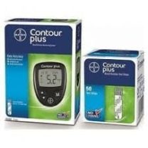 Ascensia Contour Plus Şeker Ölçüm Cihazı ve Delme Kalemi ve 50 li Strip – Orjinal