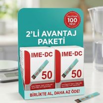 IME-DC Kan Şekeri Ölçüm Strip Çubuğu 2 li (50+50 Adet)